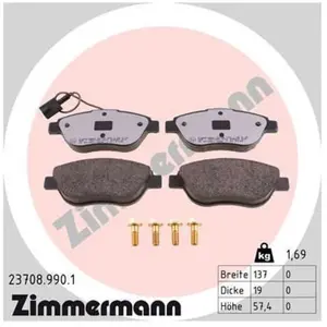 Remblokkenset Low-Dust 237089901 Zimmermann pas cher