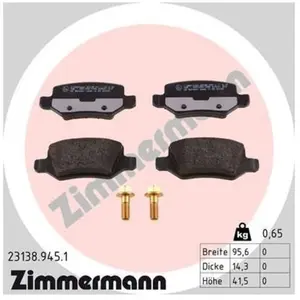 Comparateur de prix : Remblokkenset Low-Dust 231389451 Zimmermann