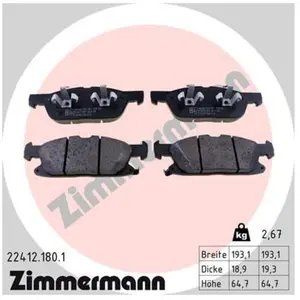 Remblokkenset 224121801 Zimmermann pas cher