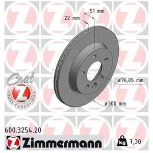 Remschijf Coat Z 600325420 Zimmermann pas cher