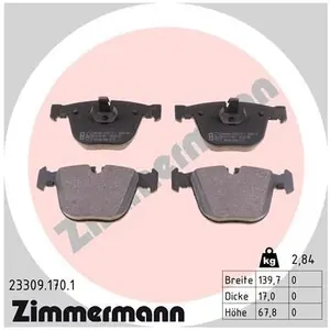 ZIMMERMANN FORMULA Z Remblokkenset pas cher