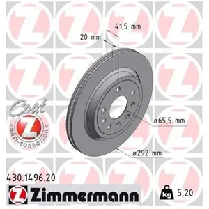 Remschijf COAT Z 430149620 Zimmermann pas cher