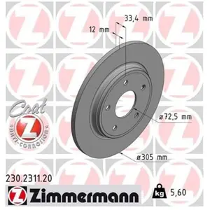 Remschijf Coat Z 230231120 Zimmermann pas cher