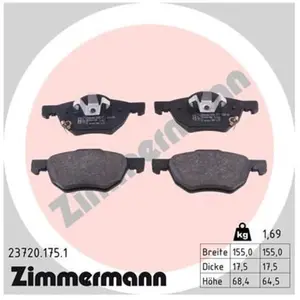 Remblokkenset 237201751 Zimmermann pas cher