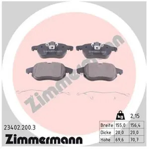 Remblokkenset 234022003 Zimmermann pas cher