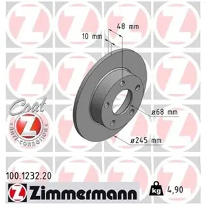 Remschijf Coat Z 100123220 Zimmermann