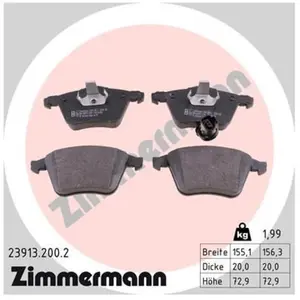 Remblokkenset 239132002 Zimmermann pas cher