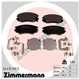 Remblokkenset 244151902 Zimmermann pas cher