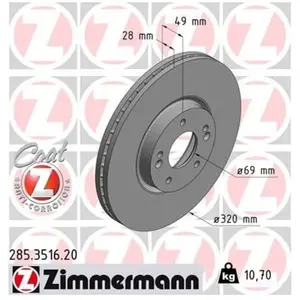 Remschijf Coat Z 285351620 Zimmermann pas cher