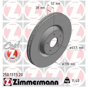 Remschijf Coat Z 250137320 Zimmermann
