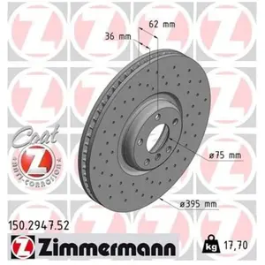 Remschijf SPORT REMSCHIJF COAT Z 150294752 Zimmermann pas cher
