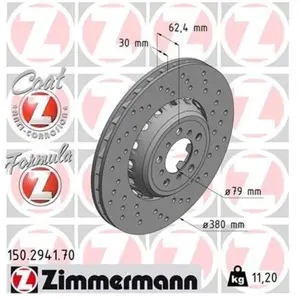 Comparateur de prix : Remschijf FORMULA Z REMSCHIJF 150294170 Zimmermann