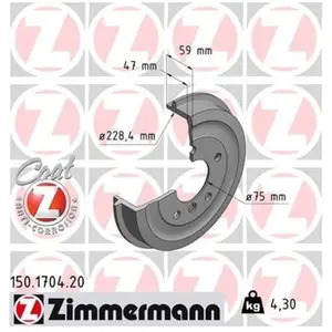 Remtrommel 150170420 Zimmermann pas cher
