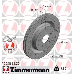 Remschijf Coat Z 400369920 Zimmermann pas cher