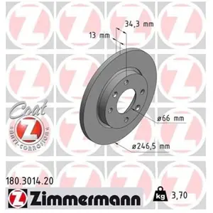 Remschijf Coat Z 180301420 Zimmermann