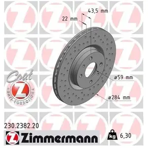 Remschijf Coat Z 230238220 Zimmermann pas cher