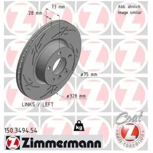 Remschijf BLACK Z 150349454 Zimmermann pas cher