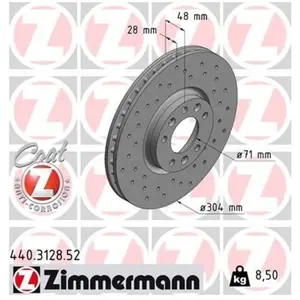 Remschijf SPORT REMSCHIJF COAT Z 440312852 Zimmermann pas cher