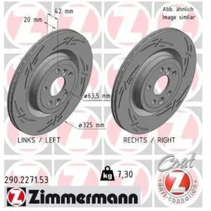 BS JAGUAR BLACK Z ECE R90 approved 290227153 Zimmermann pas cher