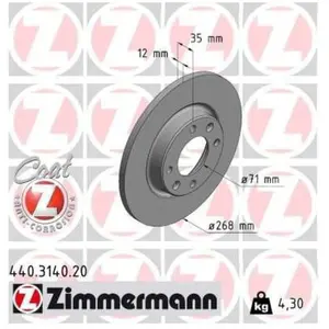Remschijf COAT Z 440314020 Zimmermann pas cher