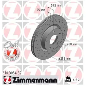 Remschijf SPORT REMSCHIJF COAT Z 370305452 Zimmermann pas cher