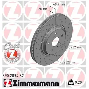 Remschijf SPORT REMSCHIJF COAT Z 590283452 Zimmermann pas cher
