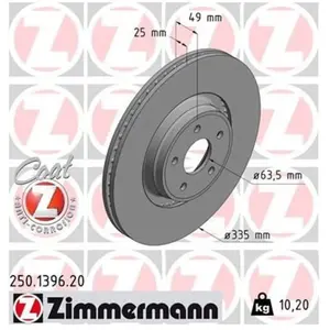 Remschijf COAT Z 250139620 Zimmermann pas cher