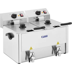 Comparateur de prix : Elektrische friteuse - 2 x 13 liter - EGO thermostaat - Royal Catering
