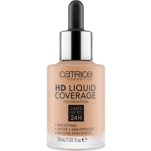 Comparateur de prix : Catrice Visage HD Liquid Coverage Fond de Teint N°040 Warm Beige 30ml