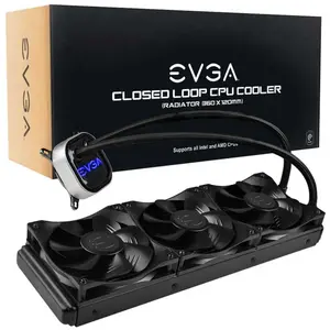 Refroidisseur EVGA 360MM CPU CLC COOLER tout-en-un 12 cm Noir