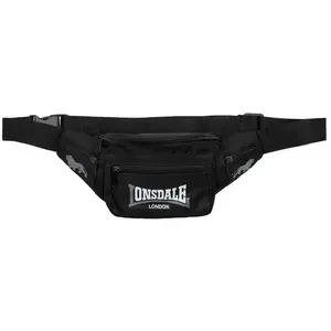 Lonsdale Sac banane Hip, noir/gris, Talla única, Sac banane pas cher