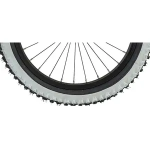 CUBE Kids 160 Fietsband - Draadband - Clincher - 16 x 1.95 inch - 50-305 - 2.8 Bar - Rubber - Zwart/Wit pas cher