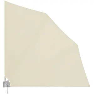 Comparateur de prix : Deuba Balkonscherm - Vouwbaar 140x140cm Weerbestendig - Beige