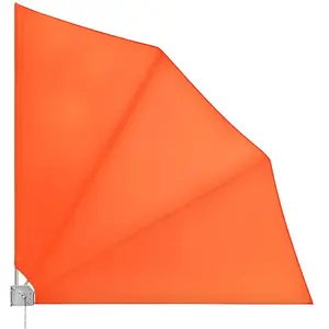 Comparateur de prix : Deuba Detex Balkon Zonnescherm - 140x140cm Opvouwbaar - Oranje