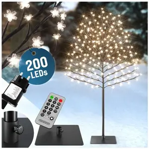 monzana Kerstverlichting Kerstbloesem - 180 cm - 200 LED's