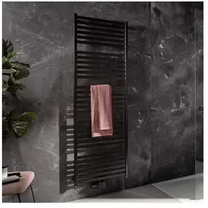 Ben Leros handdoekradiator 550W 50x120cm mat zwart pas cher