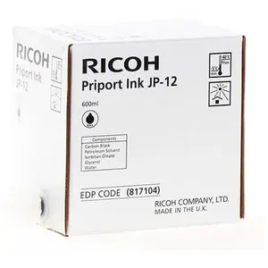 Comparateur de prix : Ricoh 817104 (JP12) Inktcartridge Zwart