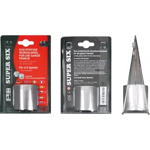 Bestsaller super six aluminium jeu de voyage (argent) pas cher
