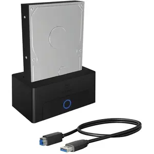 ICY BOX Station d Accueil USB 3.0 pour SSD ou Dique Dur de 2,5 ou 3,5 ... pas cher