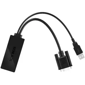 Icy Box USB 2.0 & VGA vers (HDMI, 22 cm), Adaptateur données + vidéo, ... pas cher