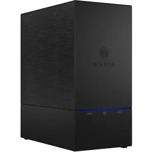 Pas de marque ICY BOX USB Raid Boîtier pour 2 disques durs 2,5 & 3,5 USB 3.1 Gen2 (10 Gbit/s), USB-C, Raid 1, 0, JBOD, Ventilateur, Externe Noir pas cher