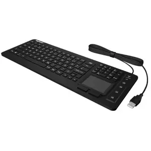 RaidSonic Technology KeySonic KSK-6231INEL toetsenbord USB QWERTZ Duits Zwart pas cher
