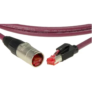 Klotz CAT-netwerkkabel, 5 m etherCON - RJ45, bordeauxviol. - Digitale ... pas cher