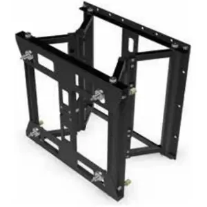 Hagor VWH-5 Support vidéo mural pour écrans 140 à 190cm 55 à 75 pouces réglage fin de la profondeur tr... (Mur, 65", 150 kg), Support mural TV, Noir
