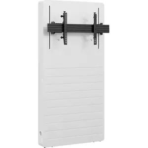 Hagor Meubles pour supports 900x600mm blanc/blanc 120kg/75-98"/monté au sol/mur/lifté (Mur, Sol, 100 kg), Support mural pour TV, Blanc pas cher