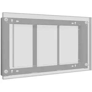Hagor WH OH46 wall mount for SAMSUNG OH46 series landscape and portrait format possible highly weath (Mur, 46", 36 kg), Support mural TV, Noir