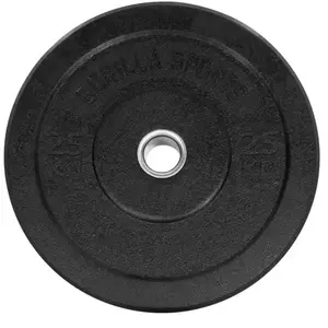 Comparateur de prix : GORILLA SPORTS Poids disque olympique Hi Temp de 25 kg - Avec absorbeur de chocs