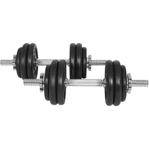 Gyronetics Dumbellset - Halterset - Gietijzer - 30 kg - 25 mm pas cher
