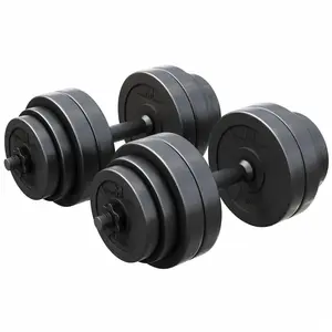 Gyronetics Dumbellset - Halterset - Kunststof - 30 kg - 25 mm pas cher