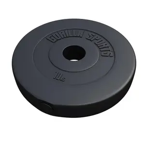 Comparateur de prix : Gorilla Sports Gewichtsschijf - Olympisch - Halterschijf - 10 kg - Kunststof - 50 mm